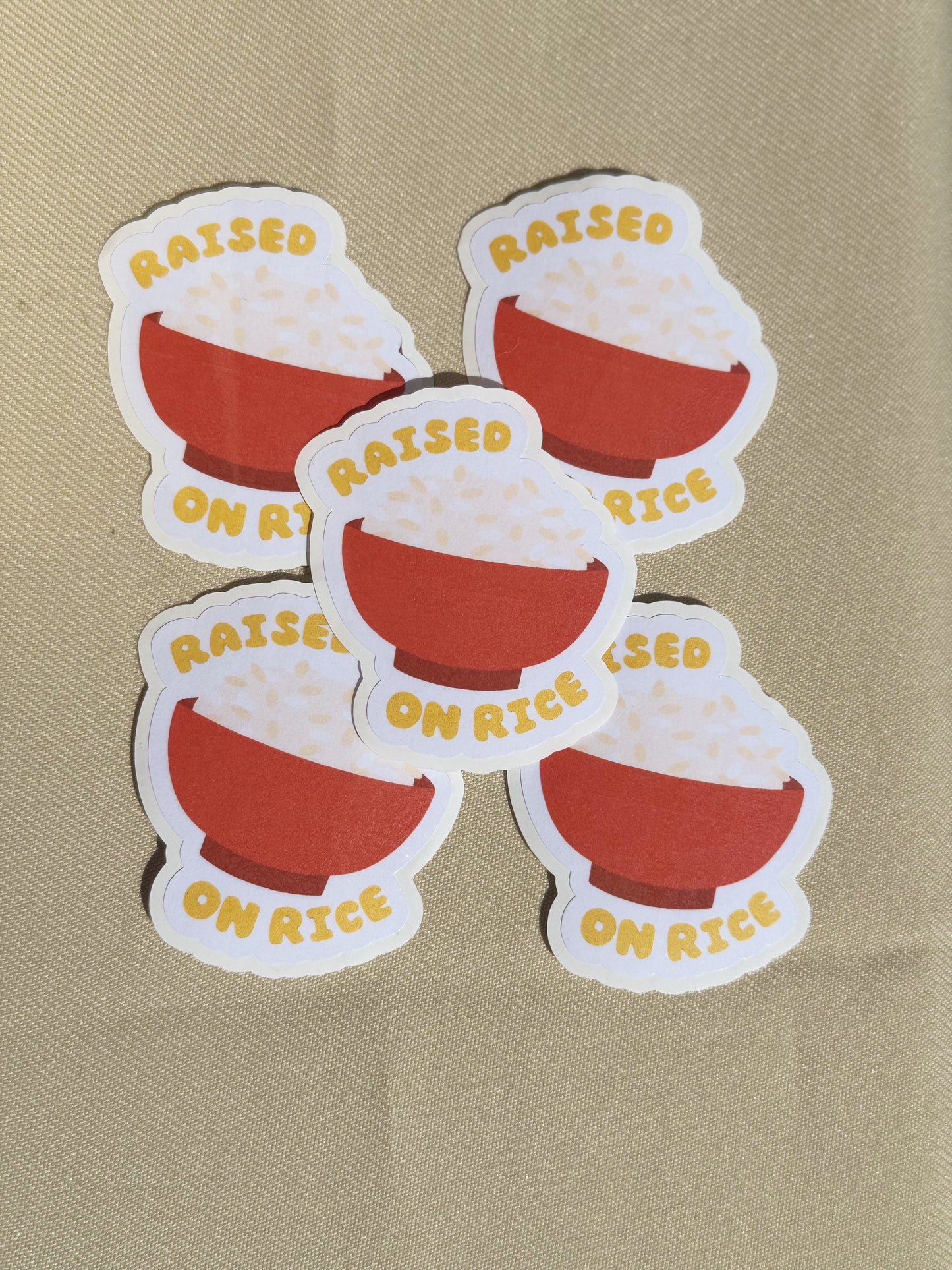 Raised on Rice - Sticker