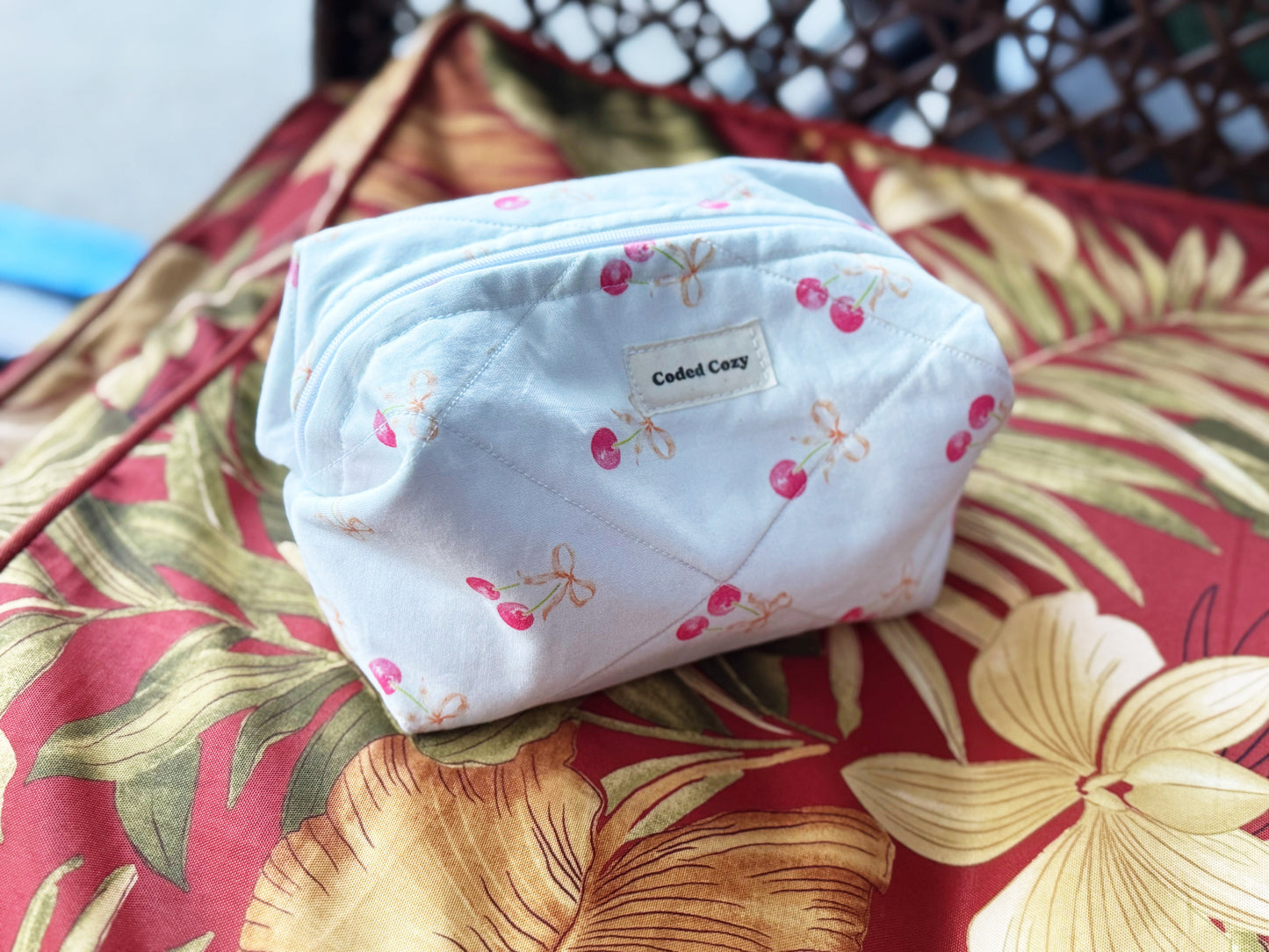 Cherry & Bows Boxed Pouch