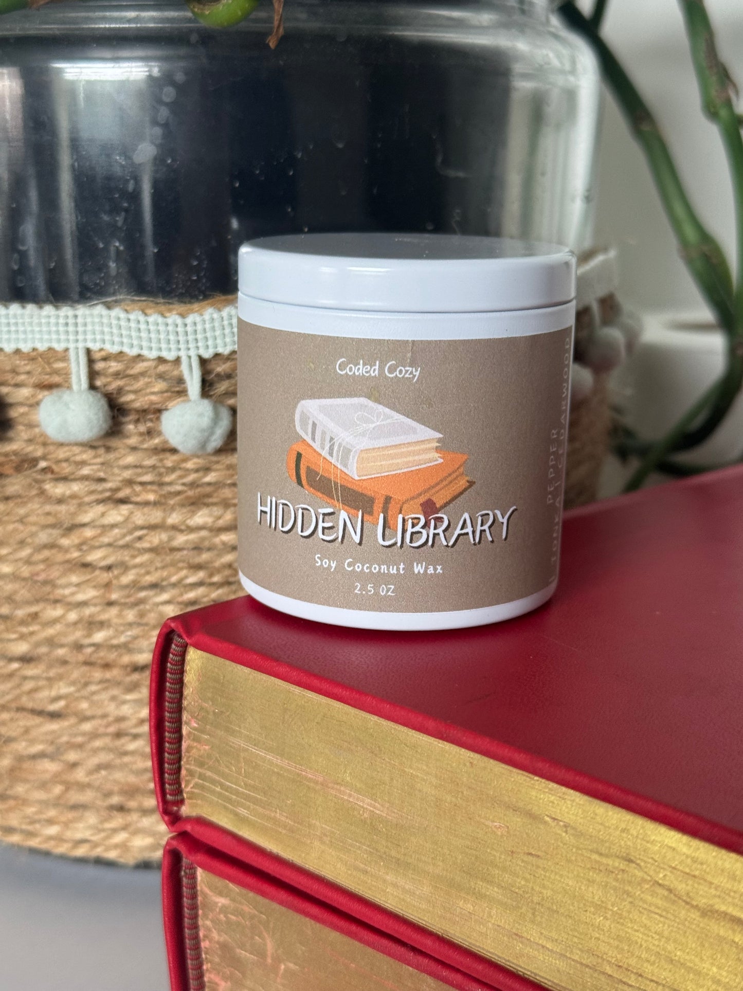 HIDDEN LIBRARY MINI CANDLE