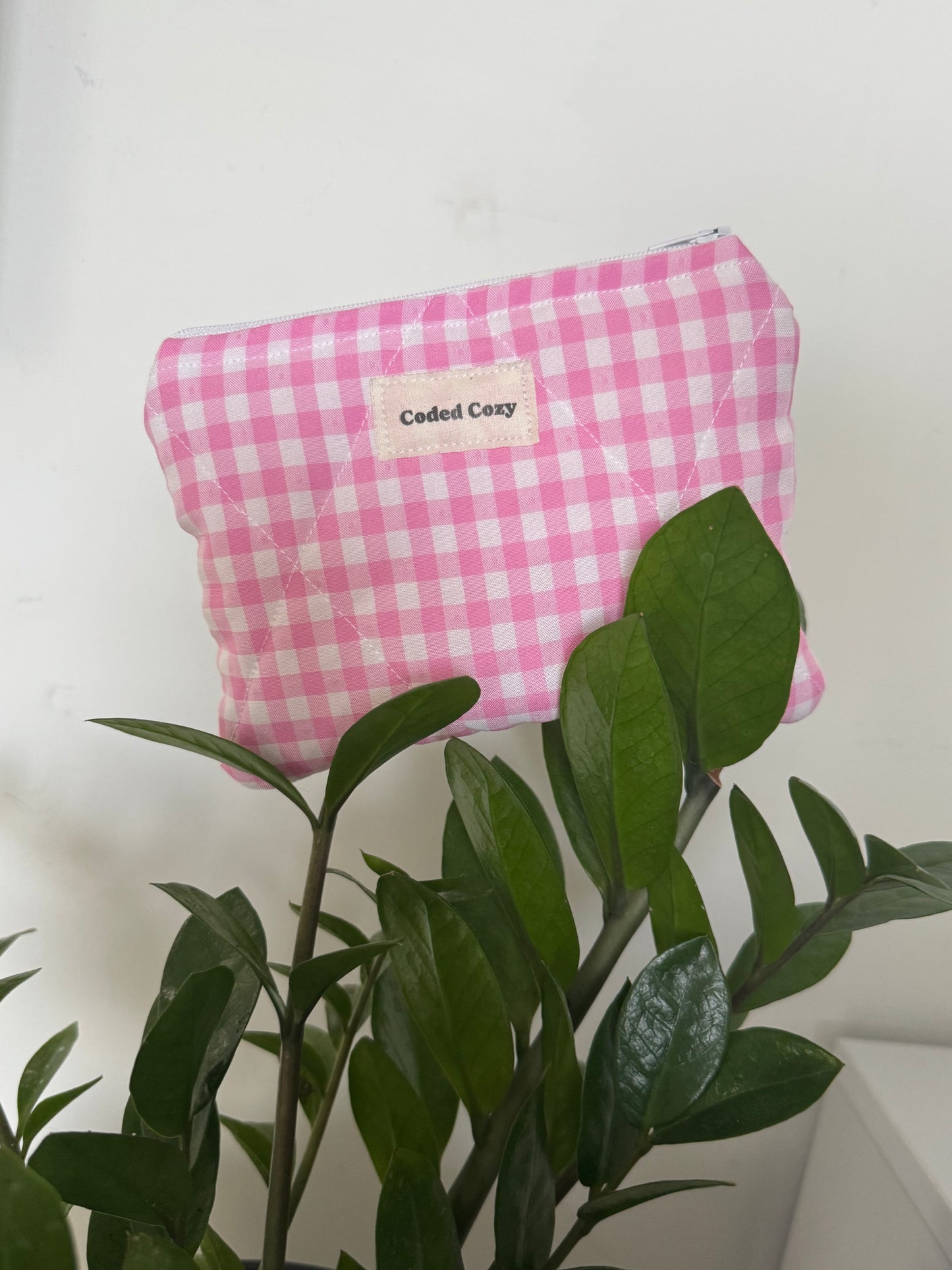 Pink Gingham - Regular Pouch