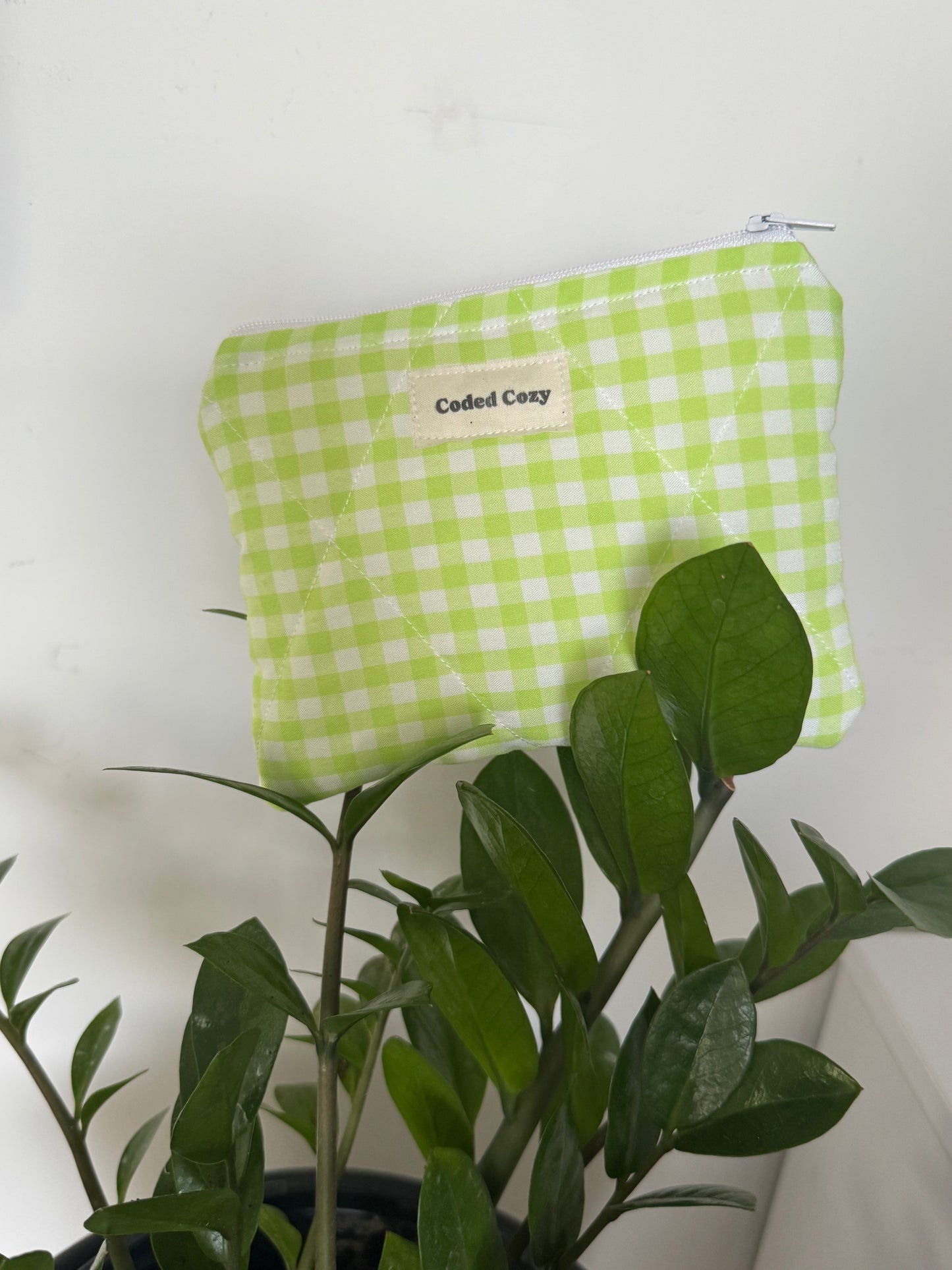 Green Gingham - Regular Pouch