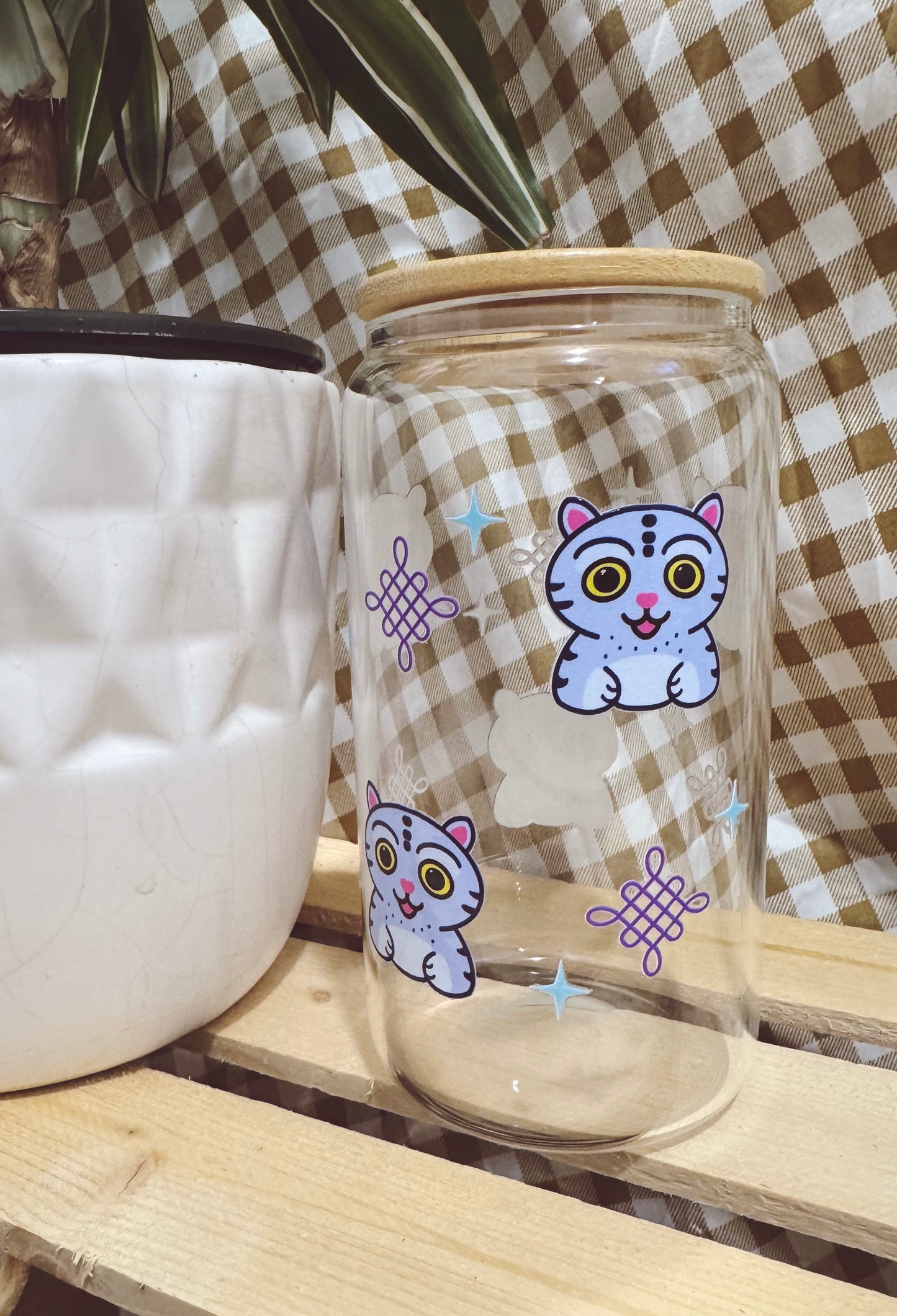 TIGER GLASS TUMBLER