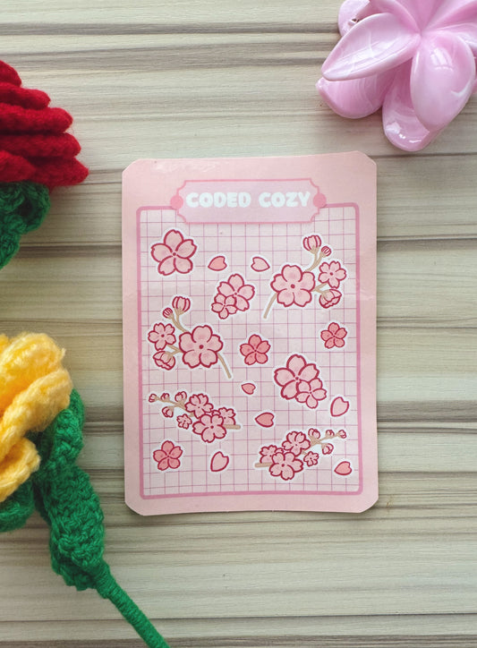 Cherry Blossom Sticker Sheet