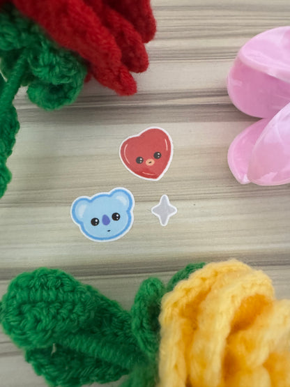 7 Uni Friends Sticker Sheet