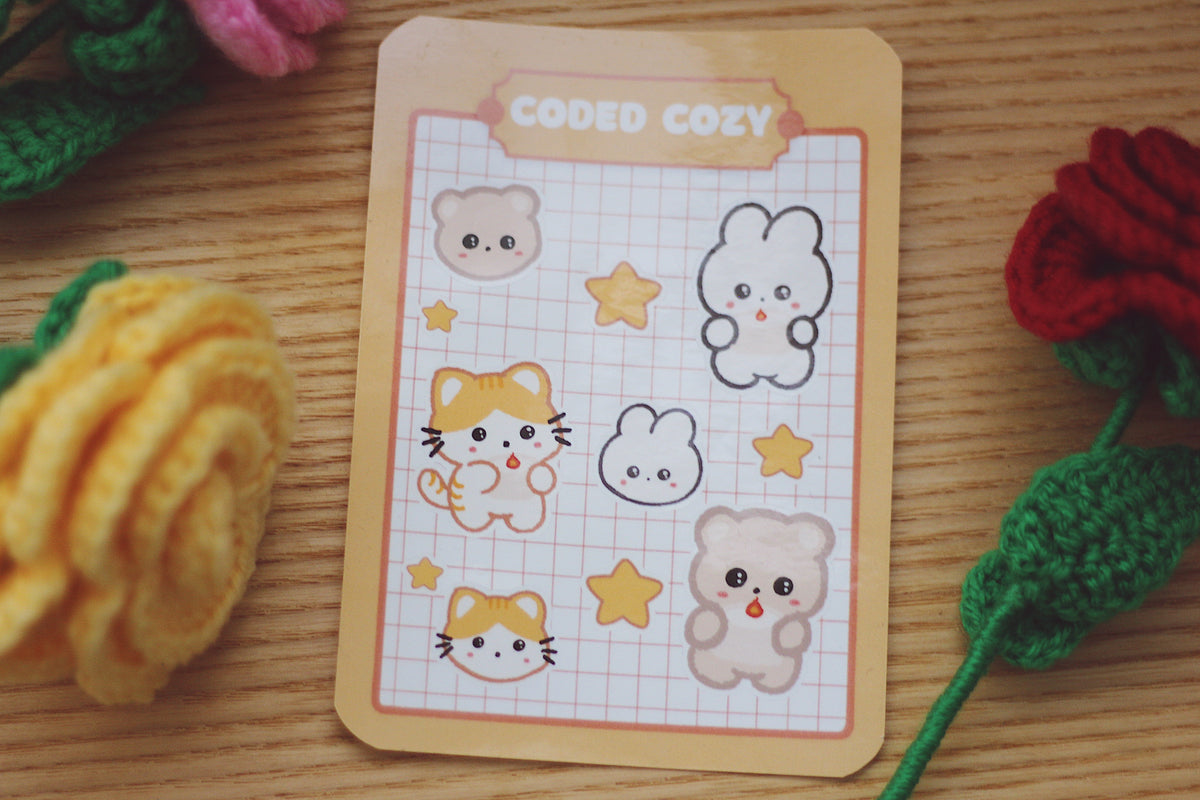 Cozy Family Sticker Sheet