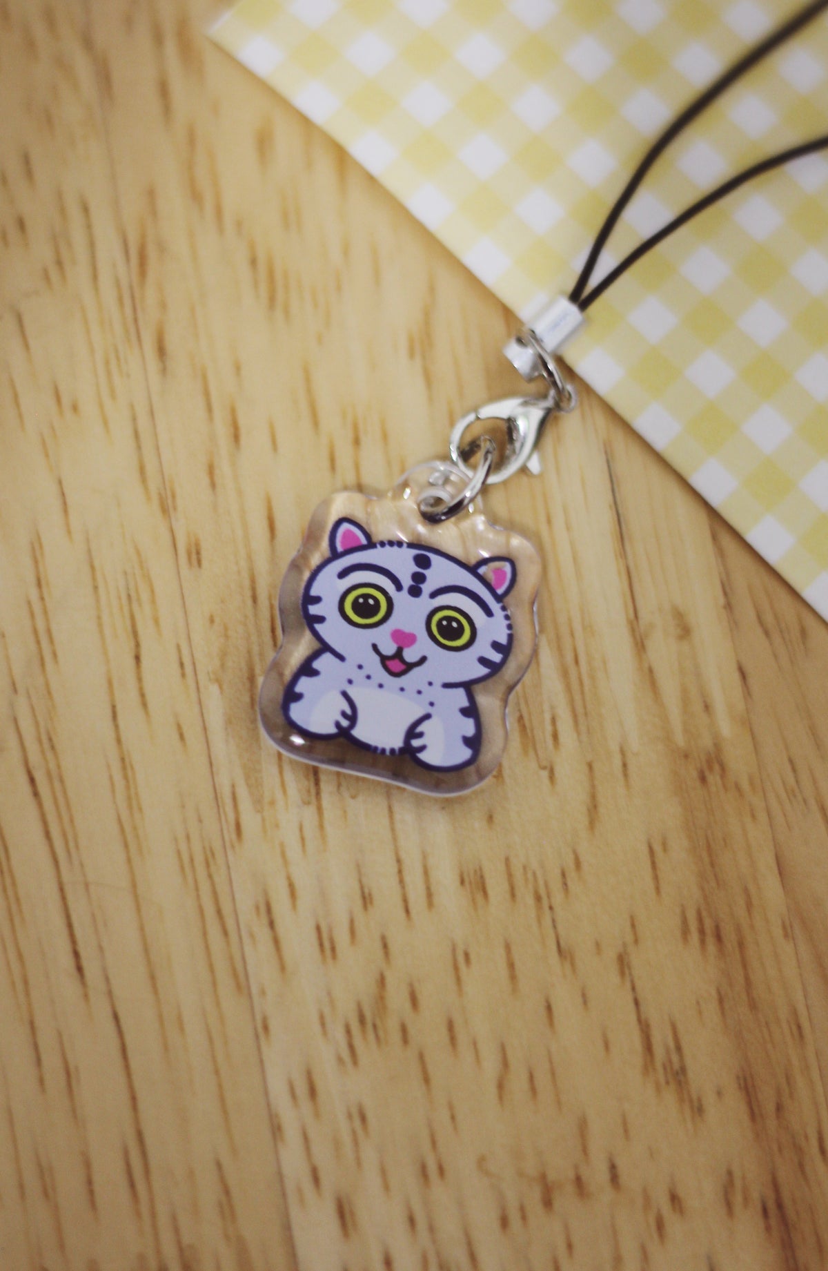 Blue Tiger Mini Charm
