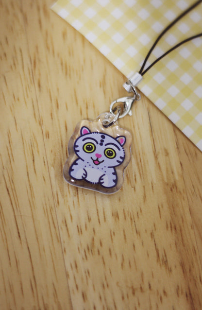 Blue Tiger Mini Charm