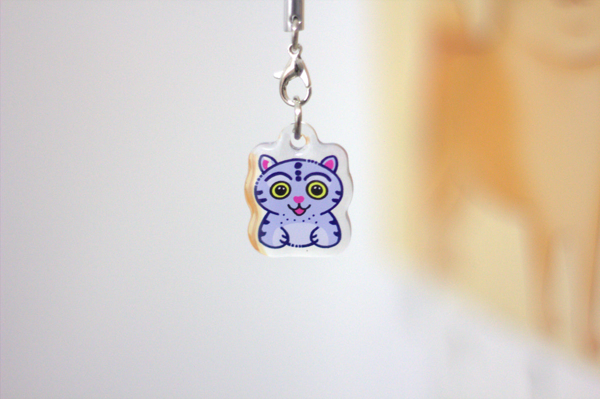 Blue Tiger Mini Charm