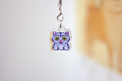 Blue Tiger Mini Charm