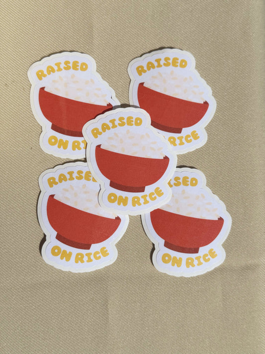 Raised on Rice -  Sticker