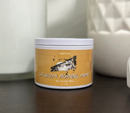 SATURDAY MORNING ANIME CANDLE