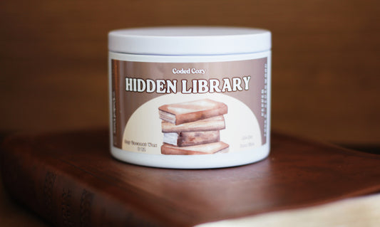 HIDDEN LIBRARY CANDLE
