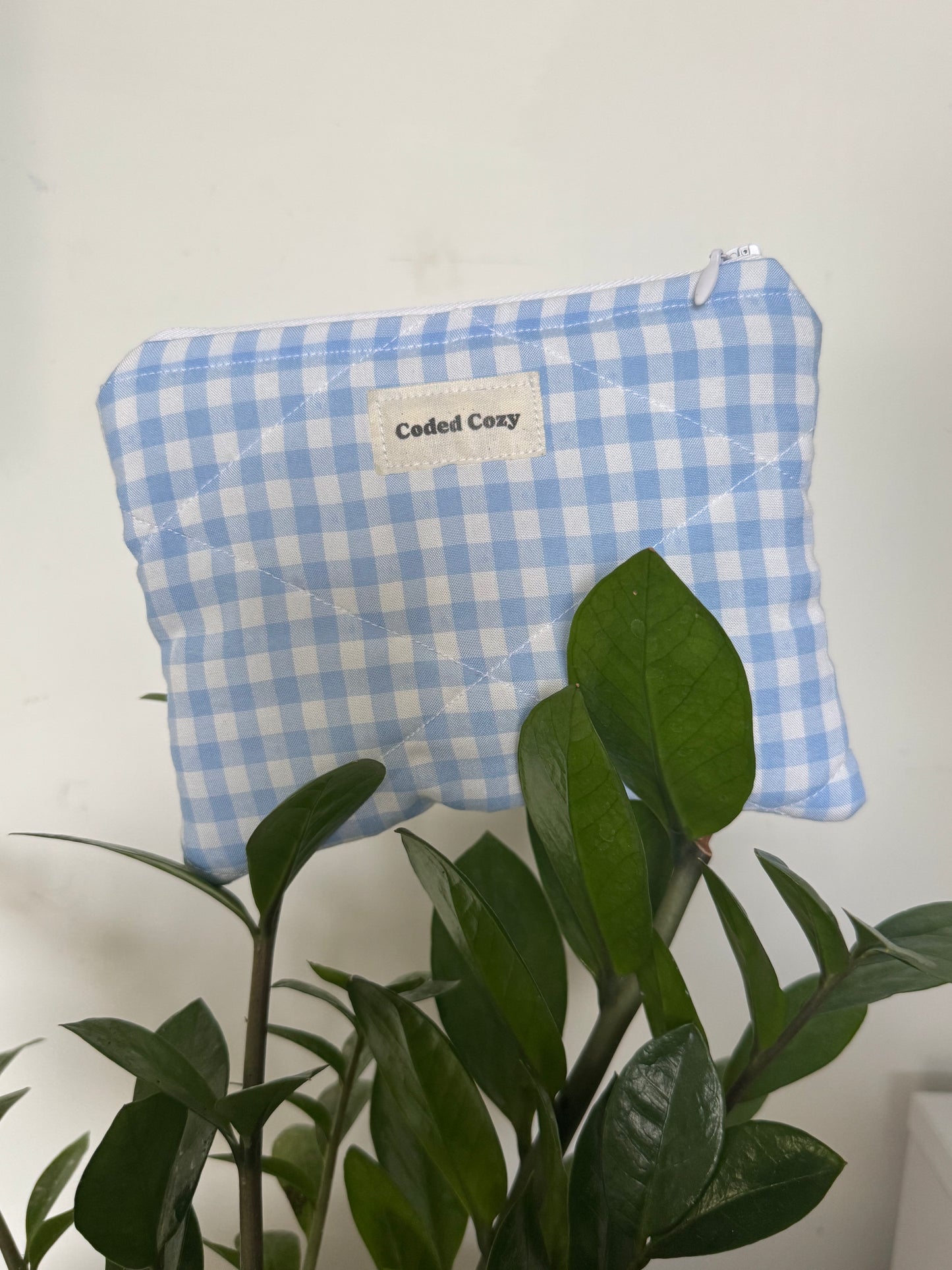 Blue Gingham - Regular Pouch