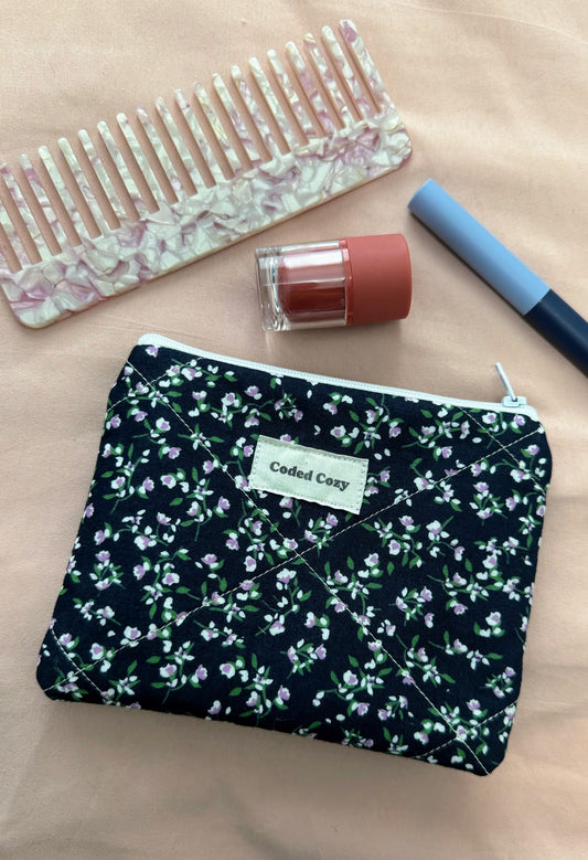 MIDNIGHT PETALS - REGULAR POUCH