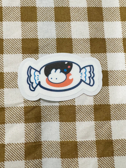 White Bunny Sticker
