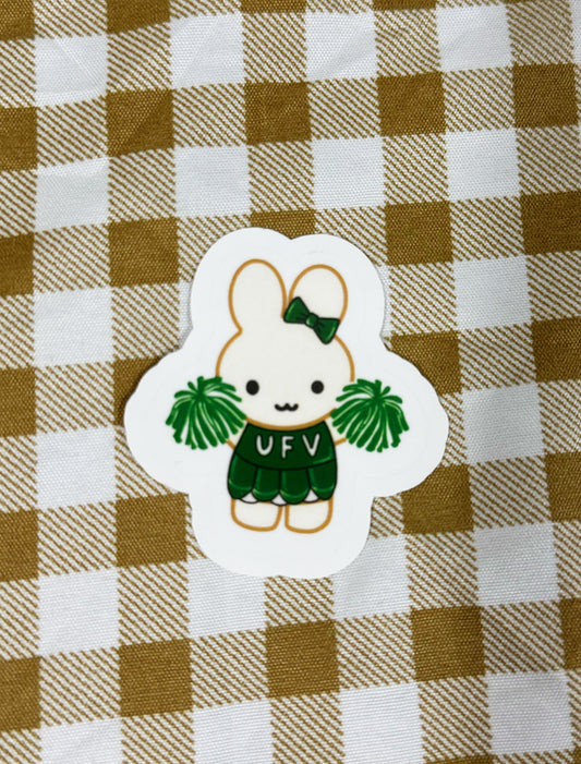 UFV Cheer Bunny Sicker