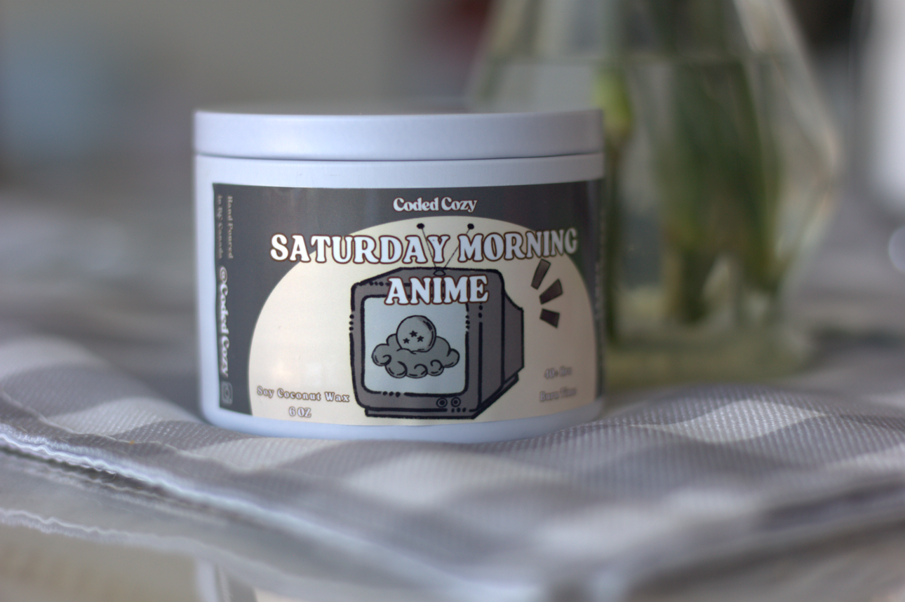 SATURDAY MORNING ANIME CANDLE